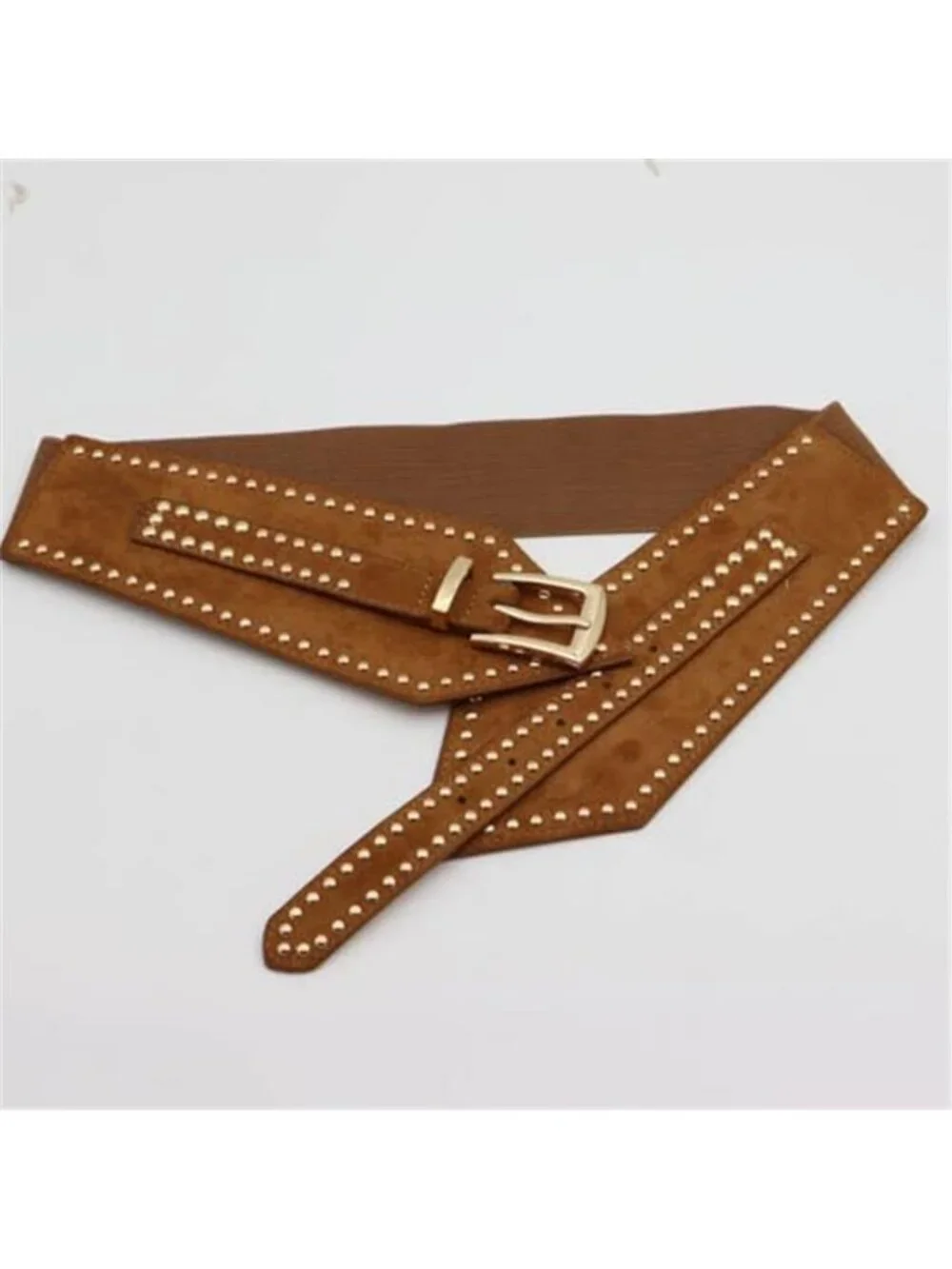 Women's Wide Elastic Belt Chunky Stretchy Thick Belt